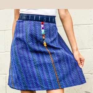 Guatemalan Handmade Colorful Wrap Skirt One Size